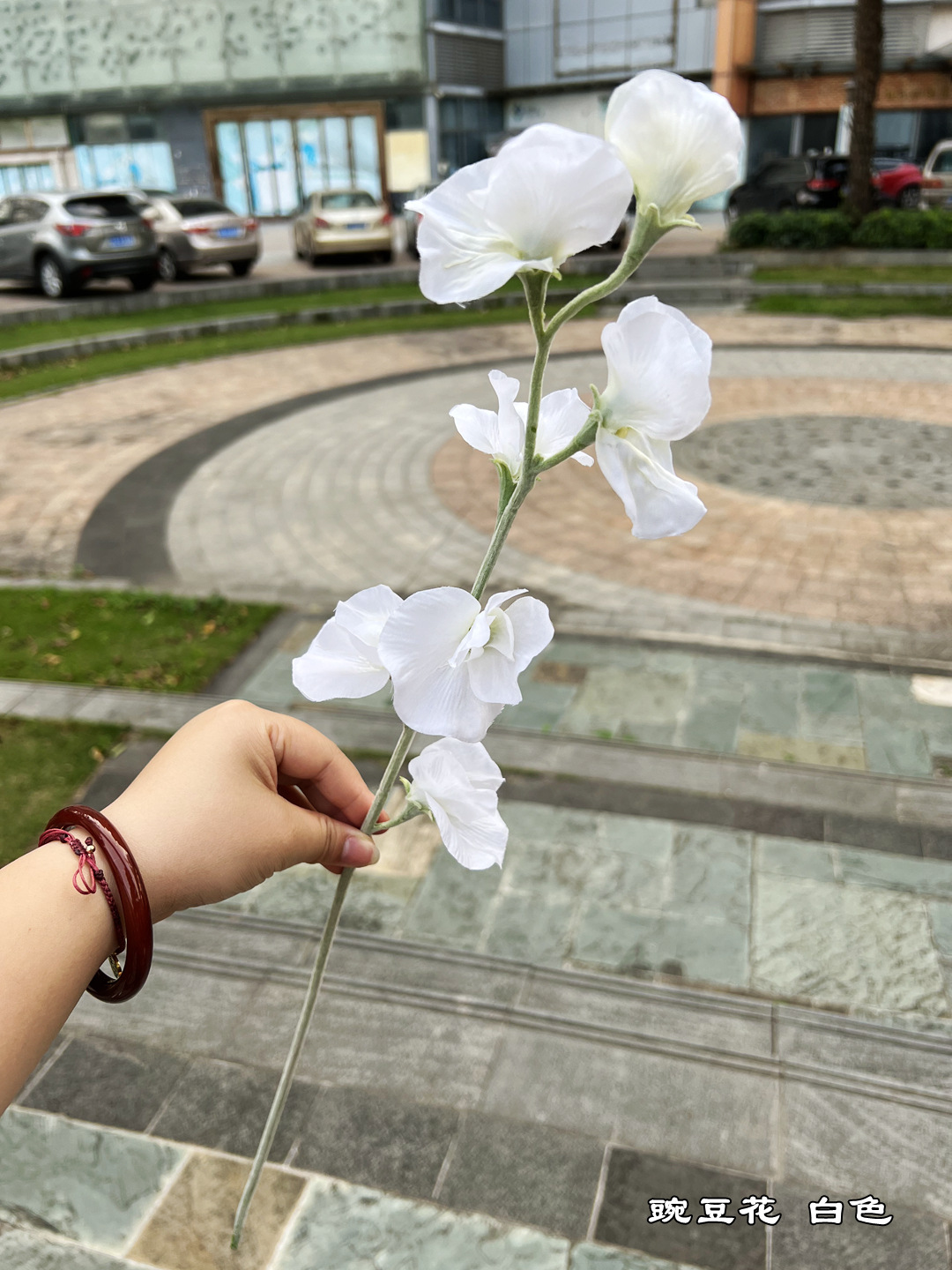 Boda blanca FÁBRICA DE FLORES ARTIFICIALES Línea Blanca Flor flor flotante boda camino plomo Fondo decoración flor falsa al por mayor