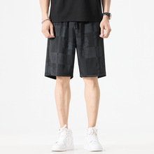 网红同款潮流宽松夏季凉感短裤男士时尚新款速干运动五分裤休闲裤