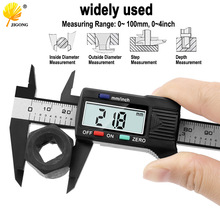 批发 0-100mm塑料数显卡尺 数显游标卡尺 电子卡尺 带深度测量