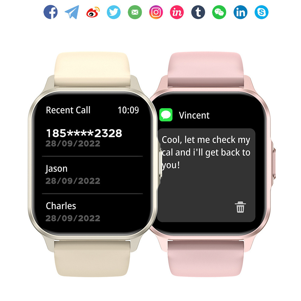 Nuevo transfronterizo ZW36 reloj inteligente Bluetooth llamada frecuencia cardíaca monitoreo del sueño pedómetro reloj deportivo control remoto para tomar fotos