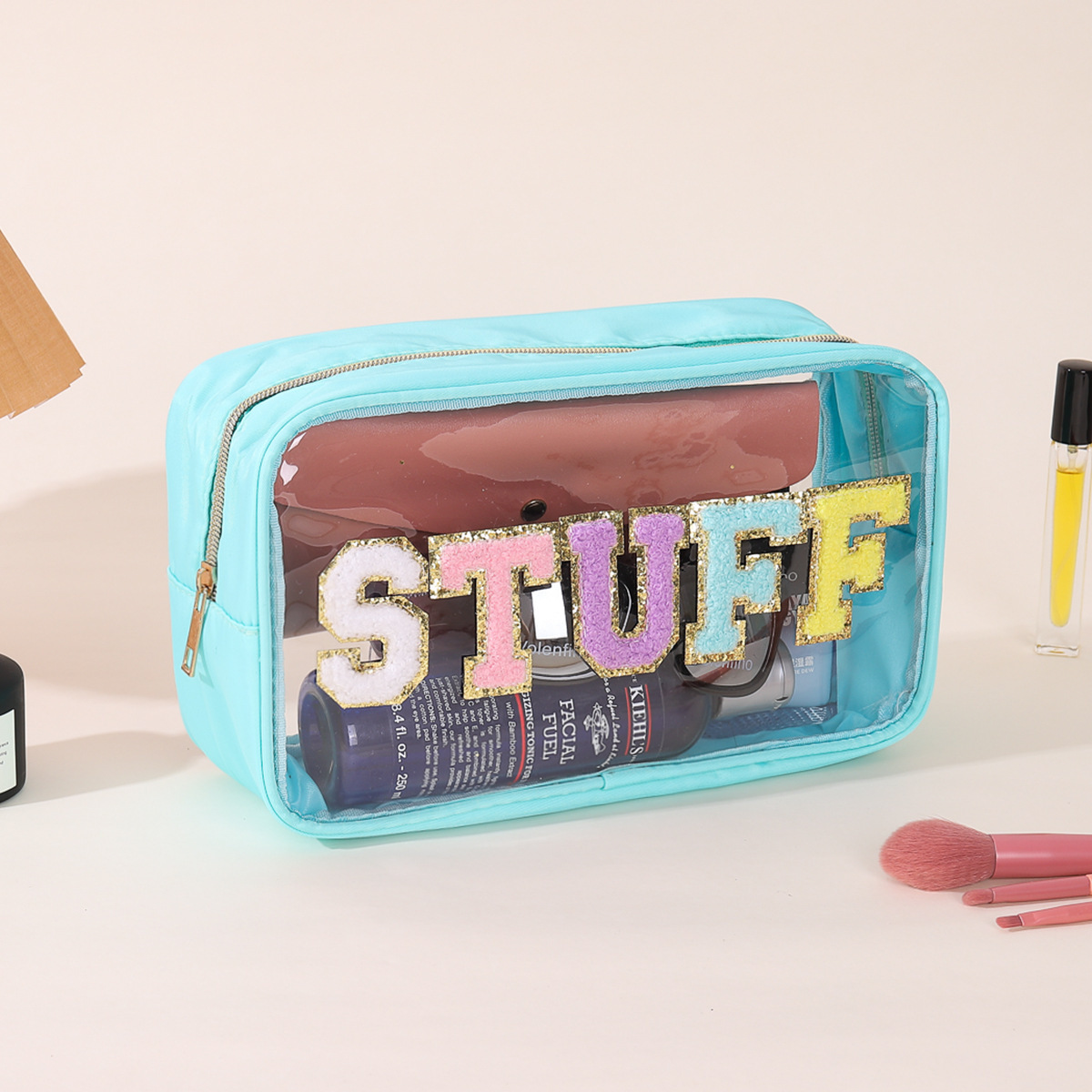 Japón encantador dibujos animados tablero de ajedrez bolsas de lápiz de gran capacidad bolsas de lápiz bolsas de almacenamiento de lienzo estudiantes bolsas de papelería