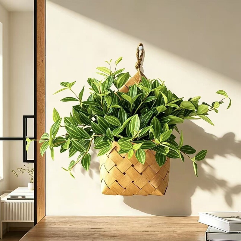 Ivy Diamond Jade Wall-Hanging Green Plant Indoor Hanging Climbing Plant Easy-To-Care-For Potted Plant for Living Room and Study Wall Decoration Ivy Diamond Jade Wall-Hanging Green Plant Indoor Hanging Climbing Plant Easy-To-Care-For Potted Plant for Living Room and Study Wall Decoration