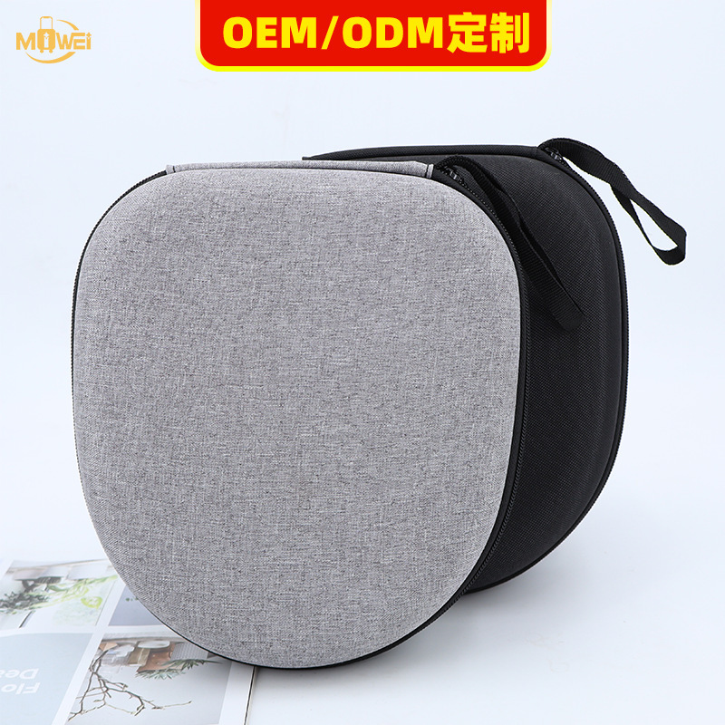 Eva Headphone Storage Bag Portable Head-Mounted Bluetooth Headphone Storage Box Universal Large Headphone Zipper Headphone Bag