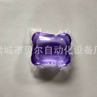 洗衣粉水溶膜包装机-克重形状可定制-山东贝尔全自动水溶膜包装机