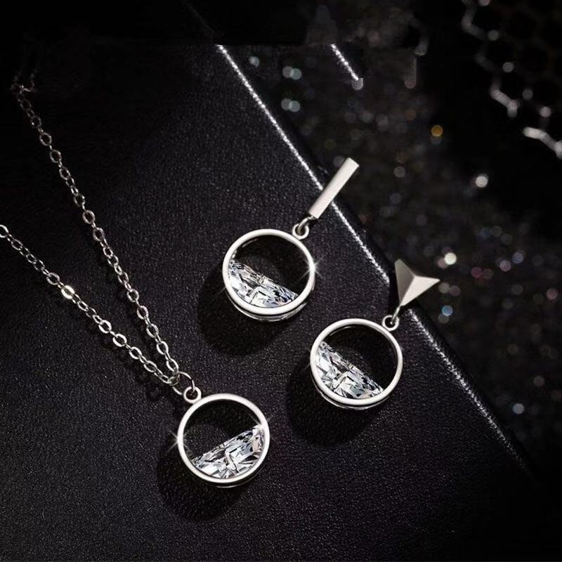 Trend fashionable universal fresh necklace with zircon