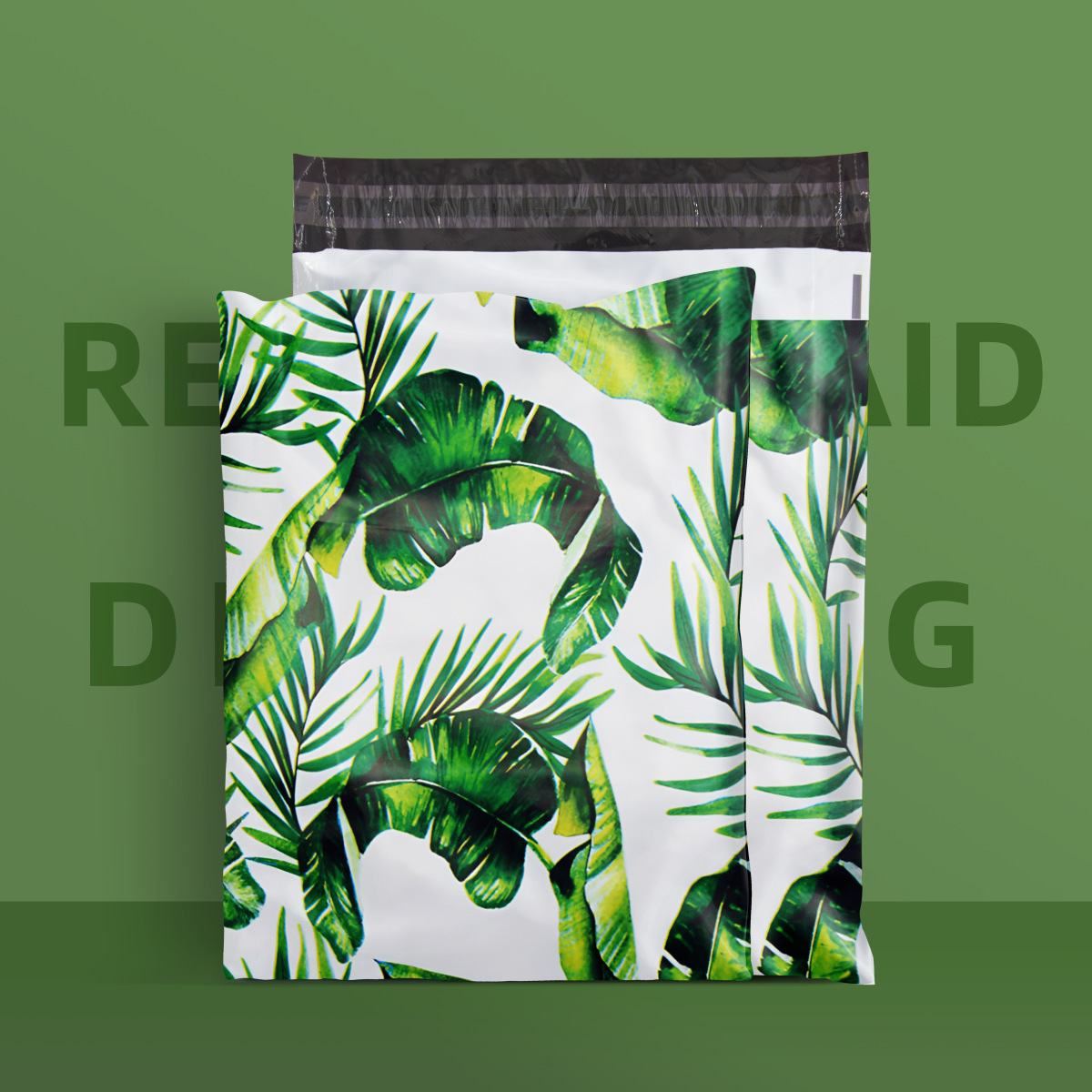 Panda bolsa de entrega impresa logística destrucción bolsa de embalaje colorida bolsa de dibujos animados impermeable gran venta caliente transfronteriza