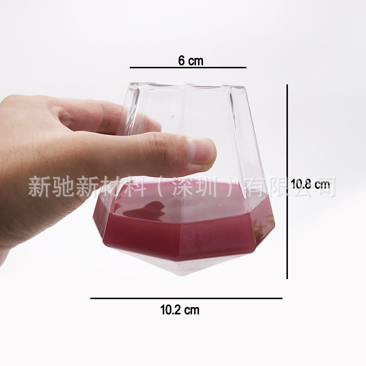 Amazon más vendido 12oz copa de plástico Borgoña plástico vino tinto Copa tritan lavavajillas