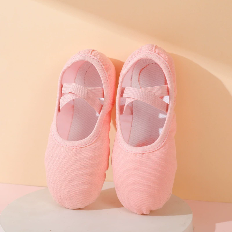 Children's ballet shoes — slip‑on soft‑sole dance & yoga shoes, sizes 23–40