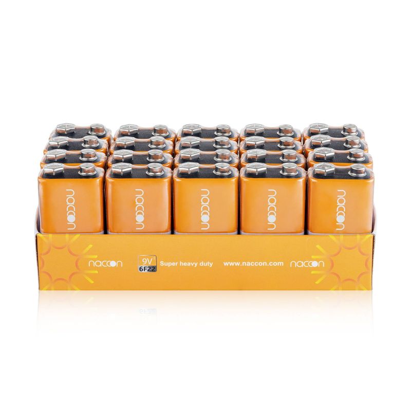 Naccon耐科森炭素性9ボルト警報器電池6f22 9vマルチメーターマイク乾電池|undefined