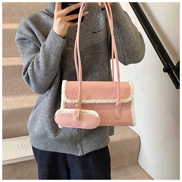 Piccola borsa a tracolla retrò da donna, borsa alla moda_voghion.com