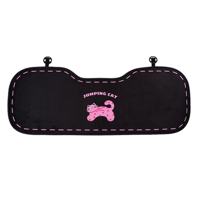 Seat cushion, seat cover High-End Creative Cartoon Car Warm - plush-cat-cushion-black-rear-seat