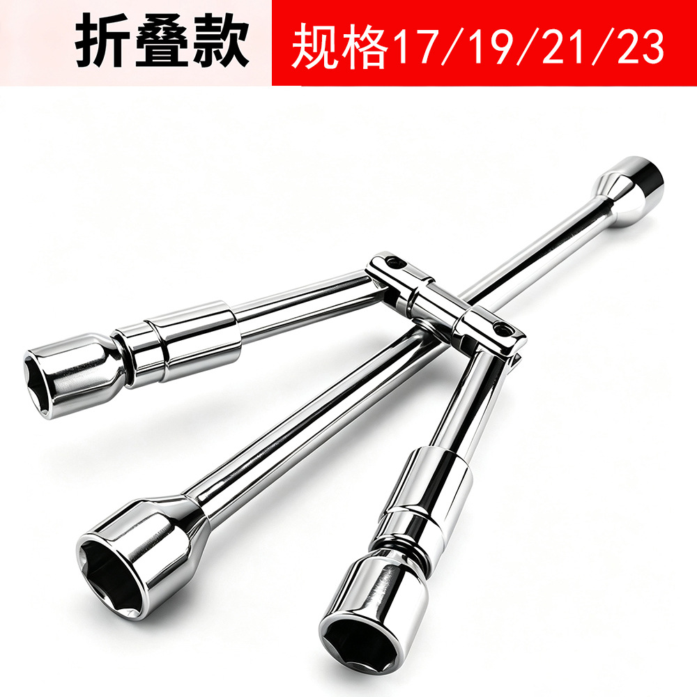 Llave para neumáticos genuina para reemplazo de neumáticos de emergencia en automóviles, llave cruzada para automóviles, llave de vaso de 22 mm para desmontaje que ahorra esfuerzo.