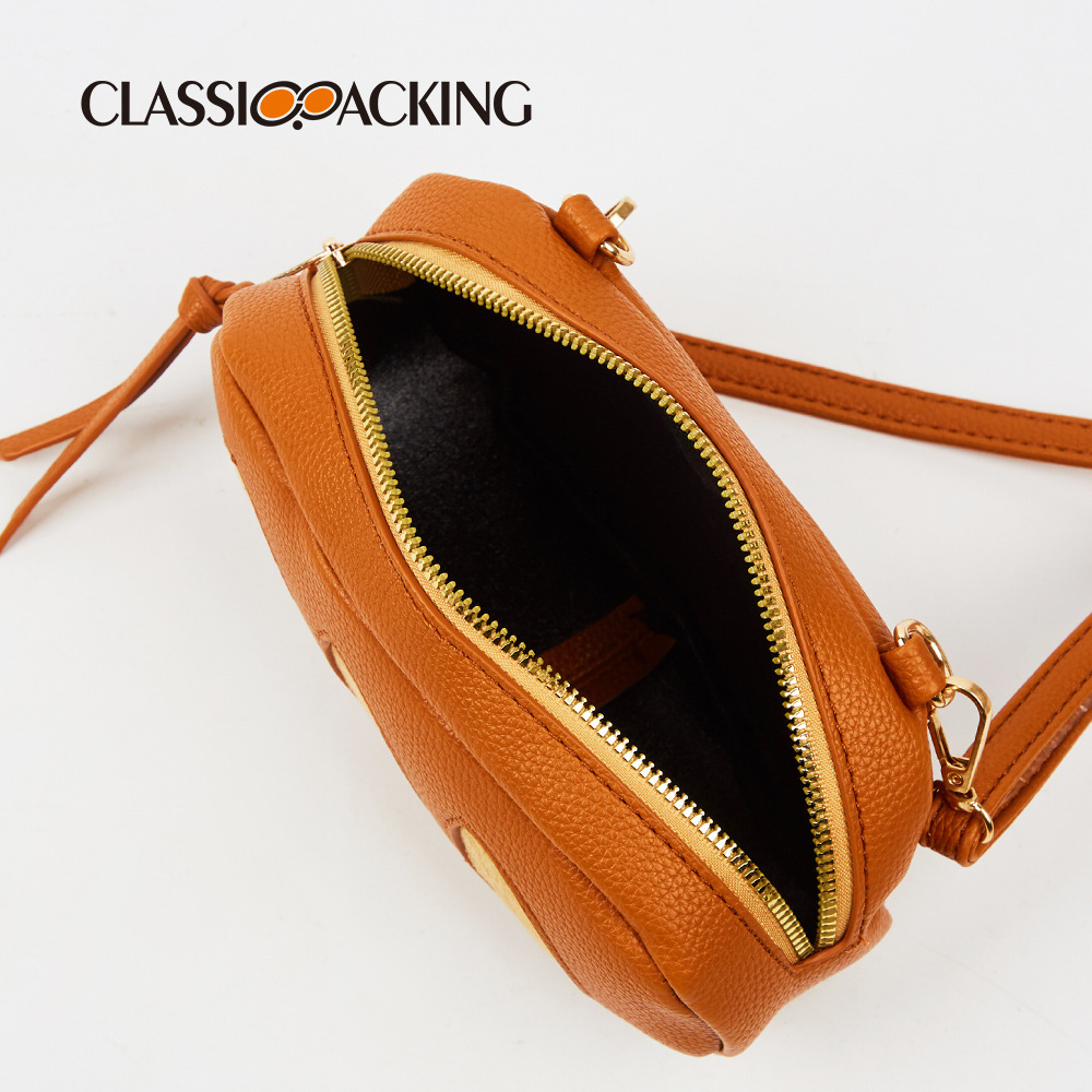 Lindo bolso de baguette de pan creativo de personalidad 2025 bolso de cosméticos de almacenamiento de diseño de nicho bolso de mensajero de moda de un solo hombro