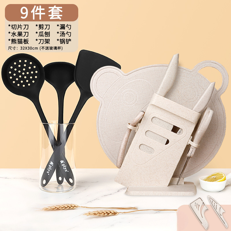 Kit de cuchillos para bebés, herramientas para bebés, cuchillos de cocina, tablero de cocina 2 en 1, cuchillo de cocina, tablero de corte de frutas