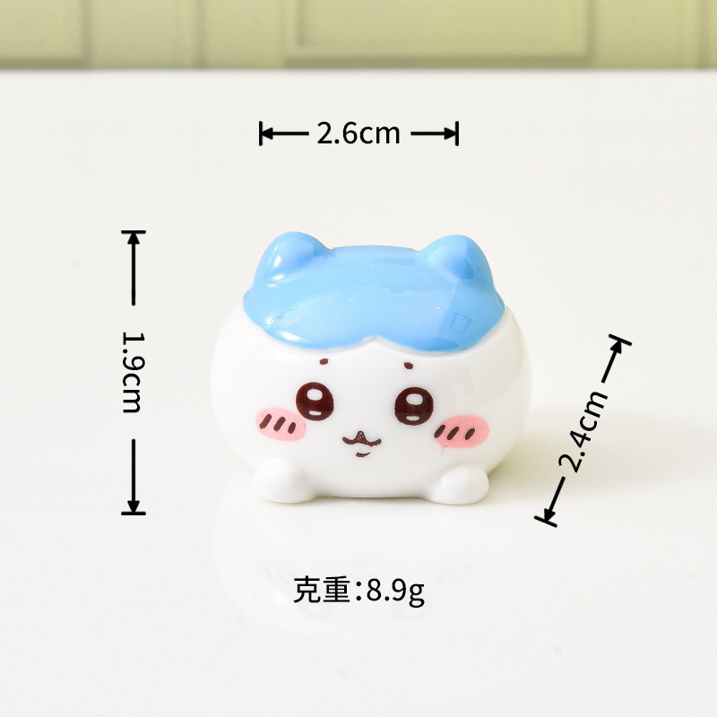 可爱chiikawa树脂摆件 乌萨奇吉伊卡哇diy手办周边公仔桌面小摆件|undefined