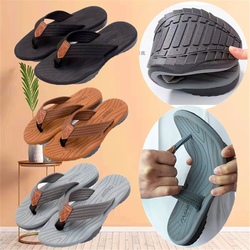 2024 Летний новый мужской ролик с толстой подошной тапочкой шлепанцы с мягким дном модный тренд на открытом воздухе Корейский мужской