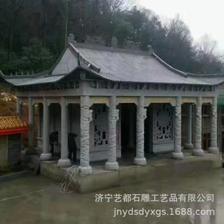 厂家直销定制花岗岩石庙浮雕山神土地城隍庙石屋质量保证量大优惠