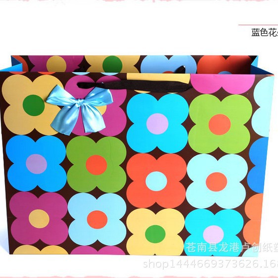 韩式精美礼品袋 号纸袋礼物包装袋子礼品袋创意回礼袋手提袋
