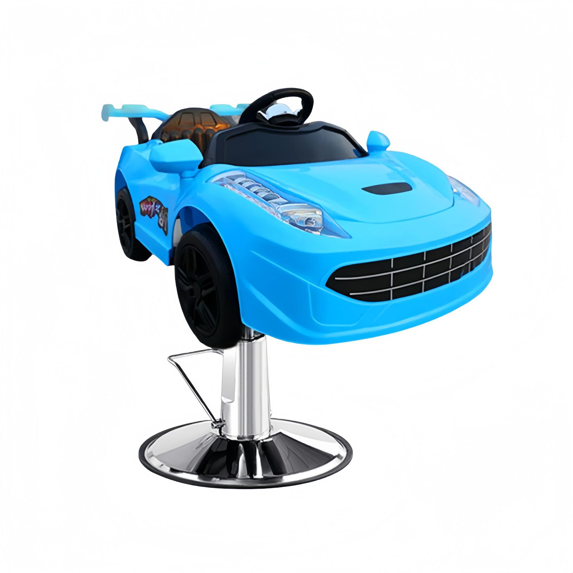 Silla de peluquería transfronteriza para niños silla de cabello giratoria silla de elevación salón de peluquería multifuncional asiento de automóvil de dibujos animados al por mayor image 62