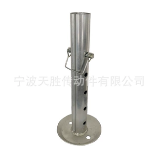 手摇2000磅拖车房车千斤顶支撑架配件底板房车升降支撑脚伸缩管
