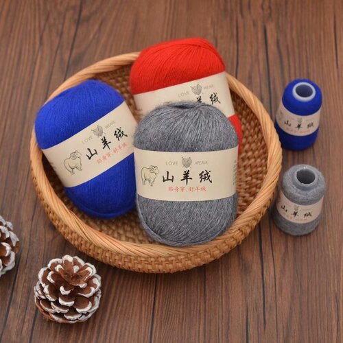 Yino cashmere wool yarn medium-thick hand-knitted machine-woven pure goat cashmere wool yarn baby scarf yarn mink wool yarn