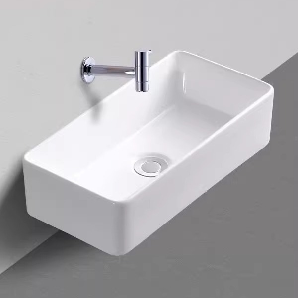 Mini Wall-Mounted Washbasin Balcony Ultra-Narrow Small Hanging Basin Ceramic Small Apartment Wall-Mounted Washbasin