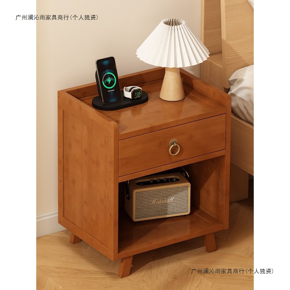 Mesa de cabezal de cama simple pequeño casero armario de almacenamiento al lado de la cama armario de almacenamiento moderno estante de almacenamiento del dormitorio varias camas