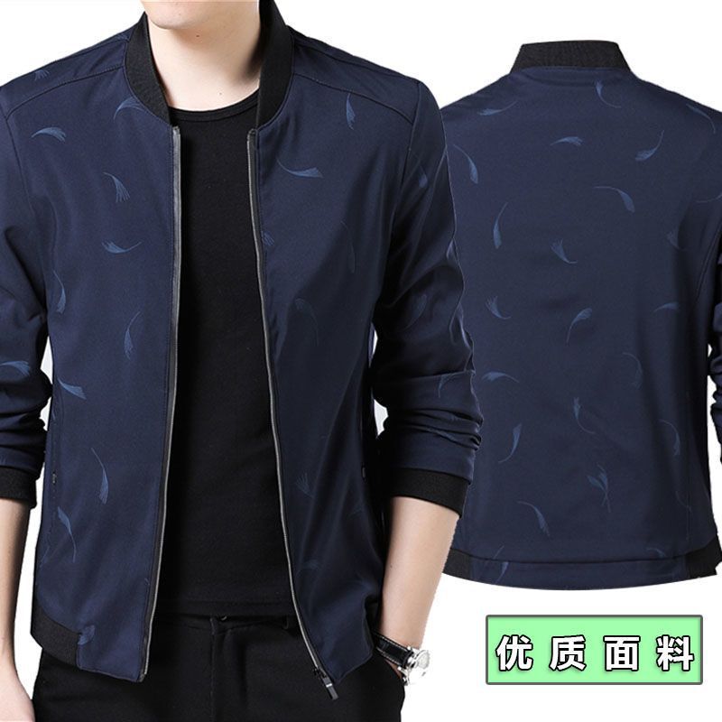 New Spring and Autumn Men's Jackets, New Style Casual Thin Jackets for Middle-Aged Men, 40S Men's Clothing