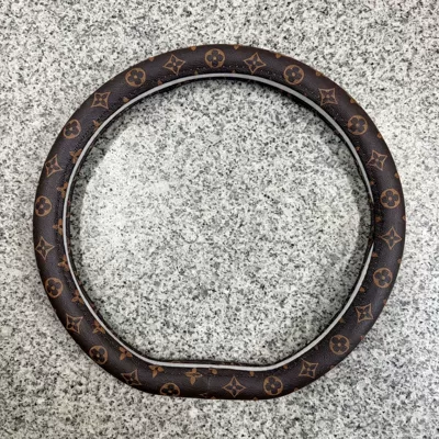 Four-Season Universal Fashion Car Steering Steering wheel cover - d-shaped-brown-default