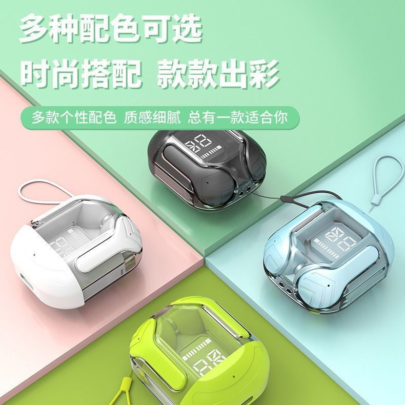 透明なBluetoothヘッドセット、第一世代のノイズリダクション、高品質、超長バッテリー寿命、長時間装着しても痛くない、両耳ステレオヘッドセット|undefined