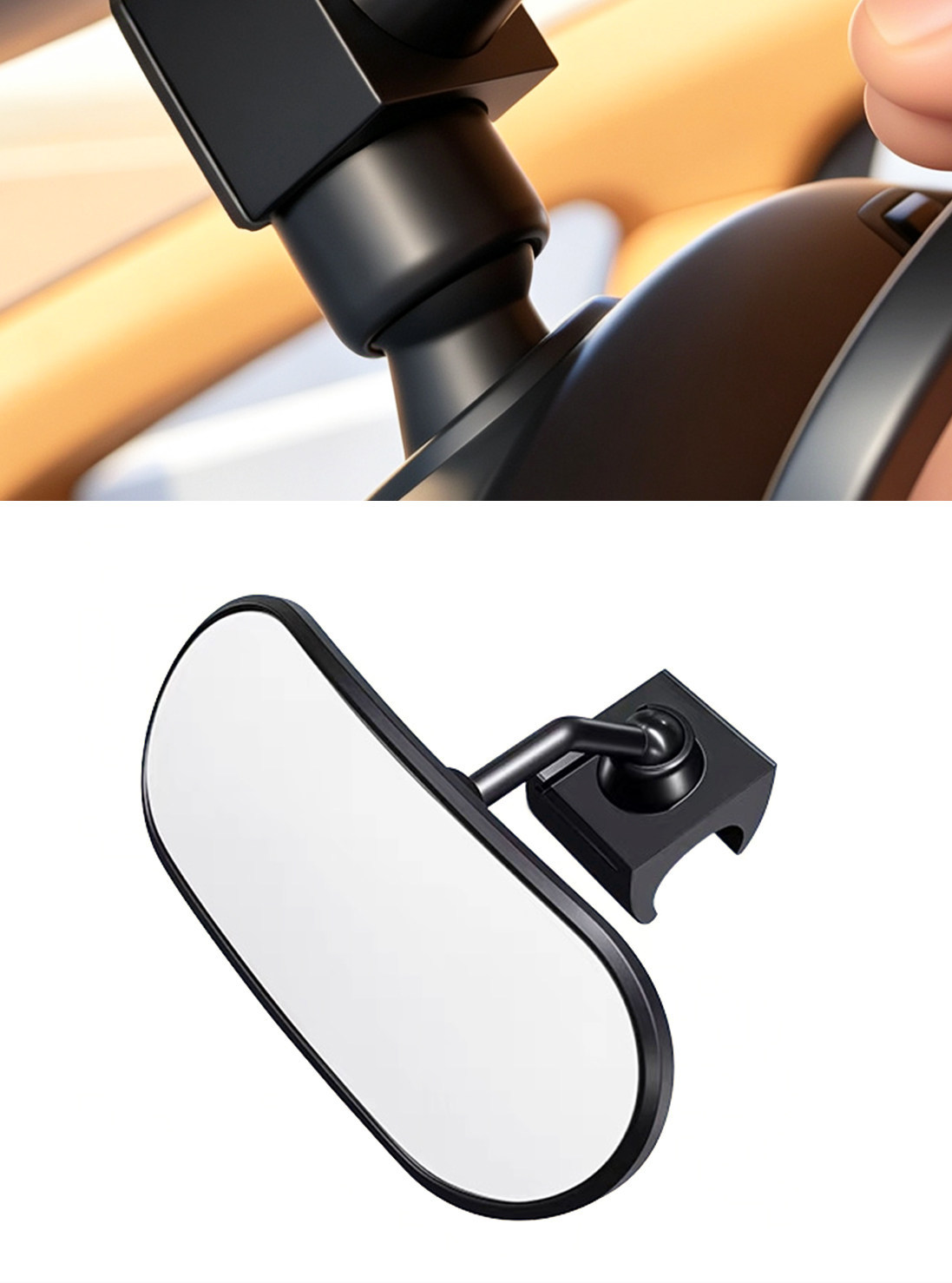 25-26 Wei brand Gaoshan 7/8/9 car interior rearview mirror auxiliary mirror snap-on baby mirror rear seat observation mirror