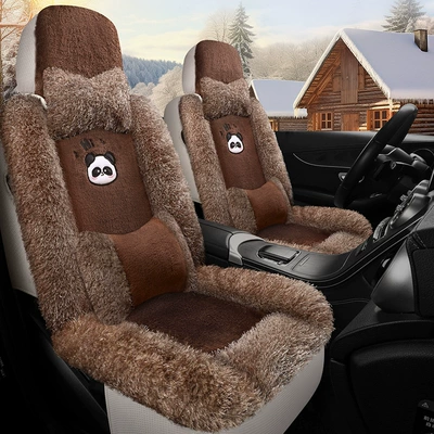 Winter Plush Car Seat Cover for Wool pad