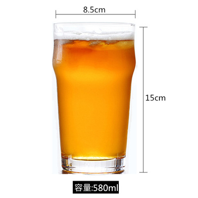 Tazas de vidrio temperado comerciales tazas de cerveza bar KTV tazas octagonales tazas de licores caseras tazas de whisky se pueden imprimir logotipo