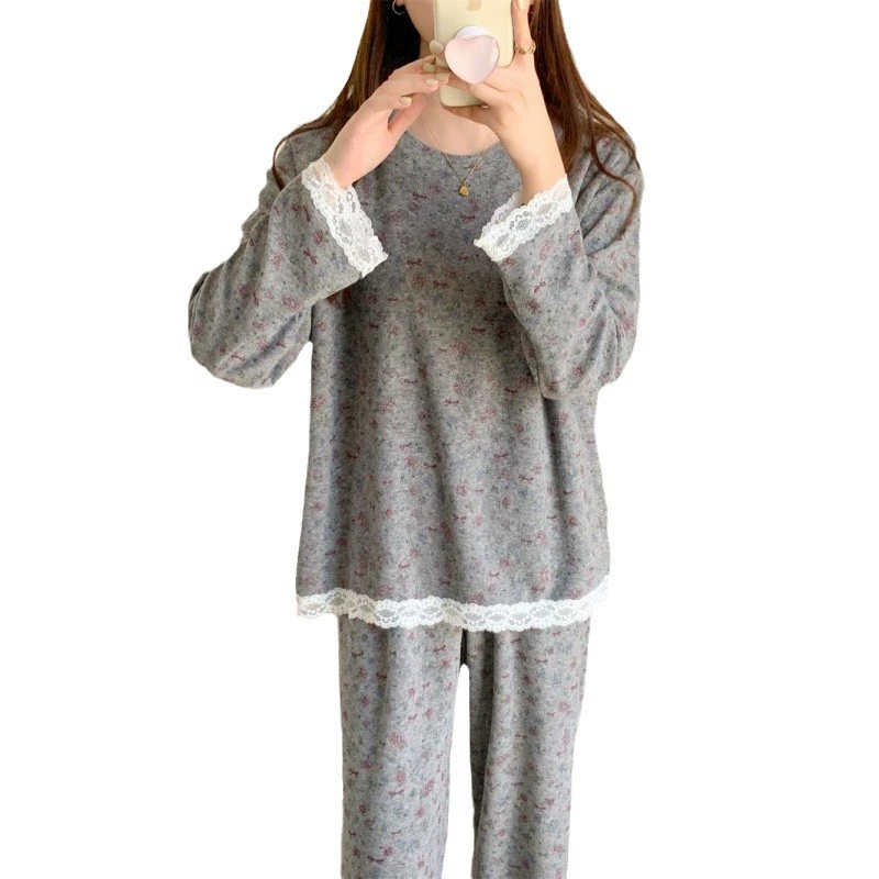 Brand pijama with bow, set for leisure, oversize