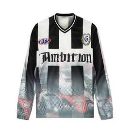 美式潮牌球服印花长袖T恤男潮流2025秋季新款宽松休闲运动上衣