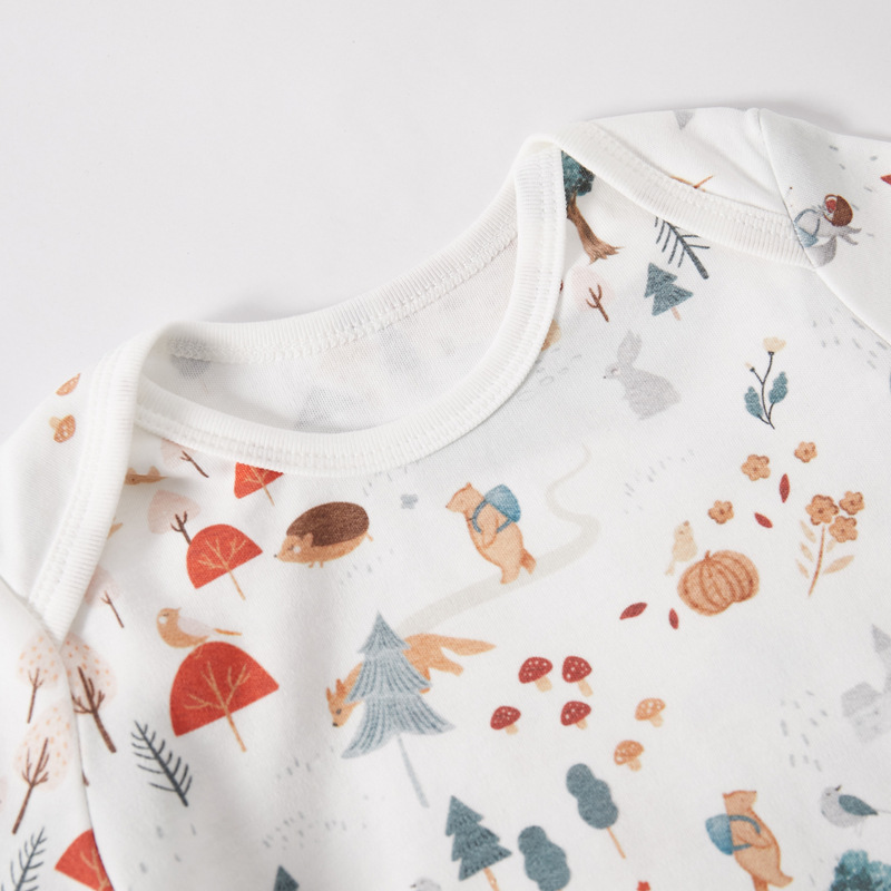 Vaina de algodón puro bebé clase un jersey de manga larga bebé tocando fondo interior mono transfronterizo al por mayor de una sola pieza de entrega