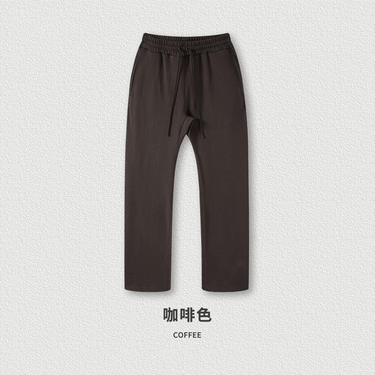 2026 primavera de hombre a medida 400G pantalones casuales de moda americana sueltos pantalones de hombre rectos fábricas simples image 12