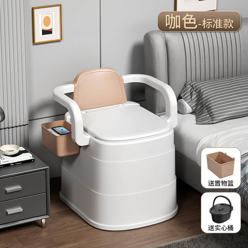 inodoro portátil para mujeres embarazadas y ancianos, asiento de inodoro, asiento doméstico, inodoro de dormitorio, inodoro