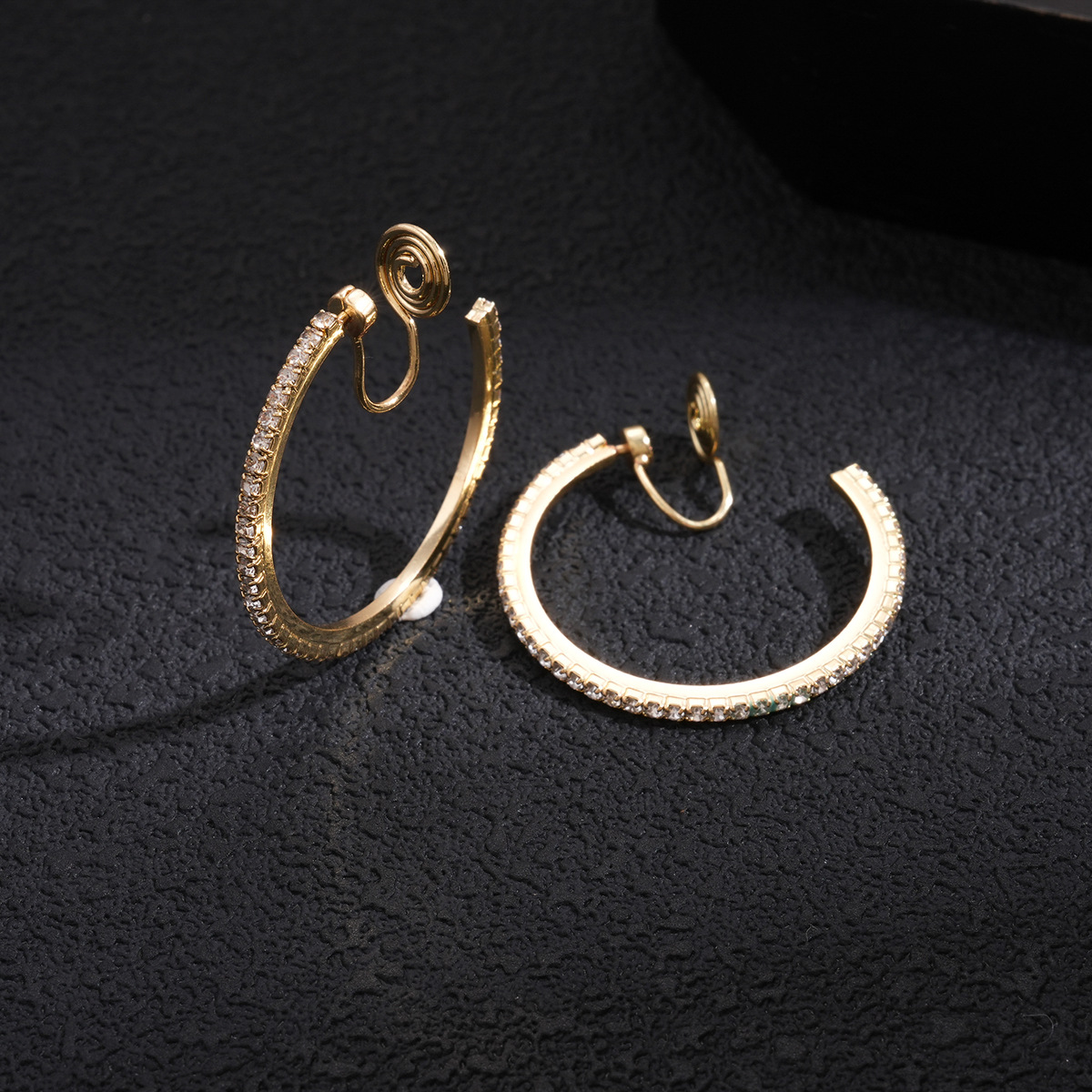 Clip de orejas - Dorado - 3cm