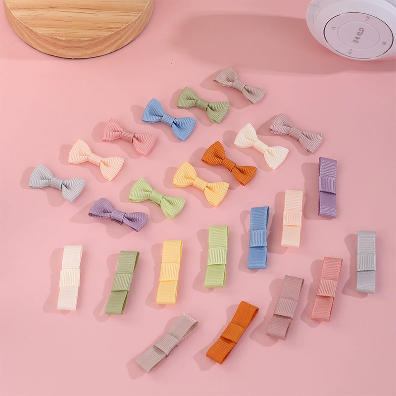 Популярные Детские аксессуары для волос из полиэстера с шелковым бантом аксессуары для одежды DIY ручной работы цветной бант в полоску оптом