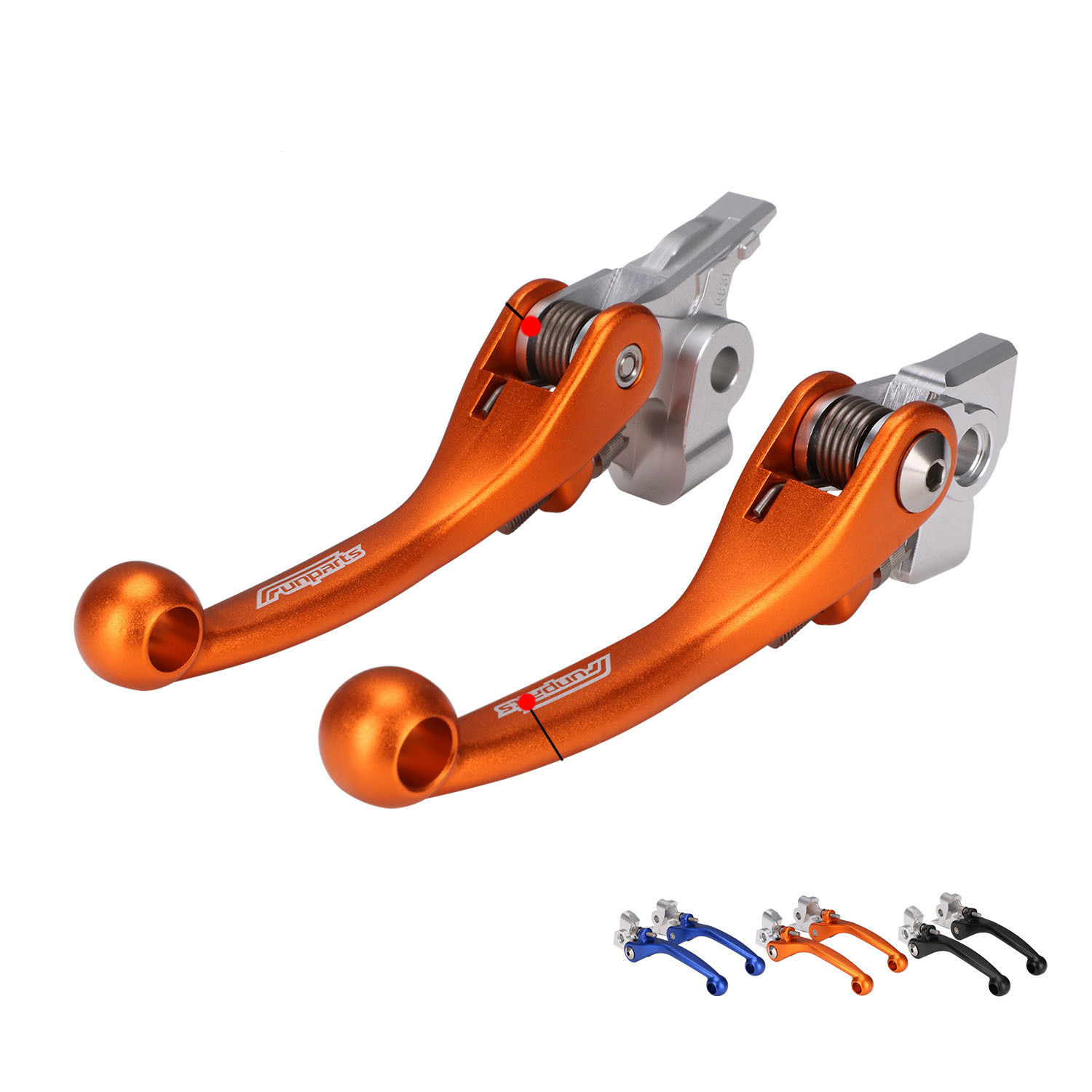 (2개) 혼다 오프로드 오토바이 CRF150R 07-18 년 수정 CNC 알루미늄 합금 브레이크 레버 클러치 혼에 적합