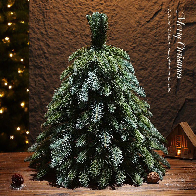 Mini árbol de Navidad de Nobelson, decoración navideña, árbol de Navidad artificial, pequeño y encriptado para exportación.