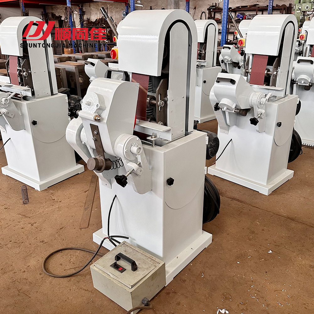 이중 벨트 원형 막대 샌딩 머신 MM2012 이중 벨트 원형 막대 샌딩 머신 연마 기계 목재 막대 연삭 및 연마