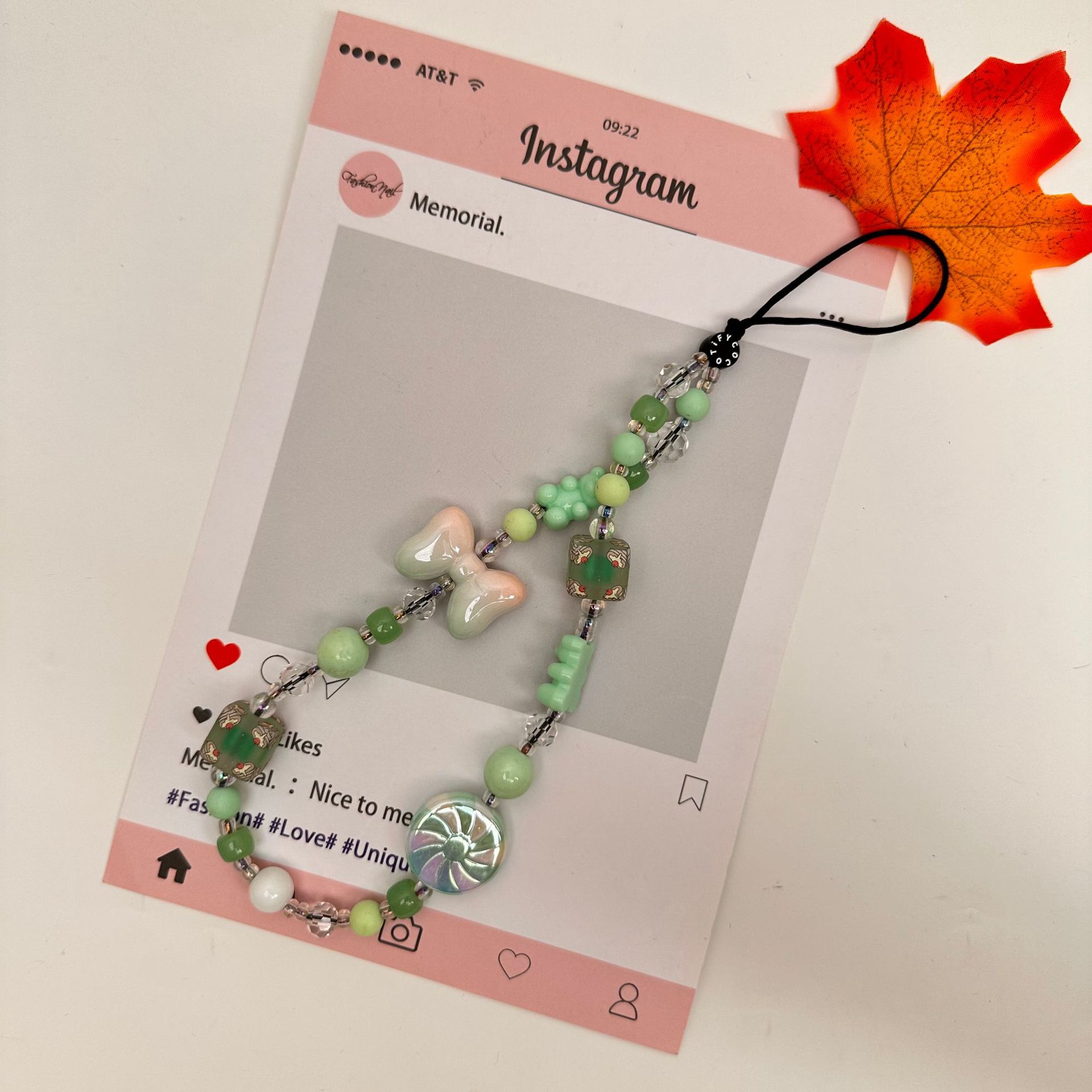 Moda simple amor mariposa serie de cadena de teléfono móvil cadena de teléfono móvil bolso bolso llaver colgante corto diseño de nicho