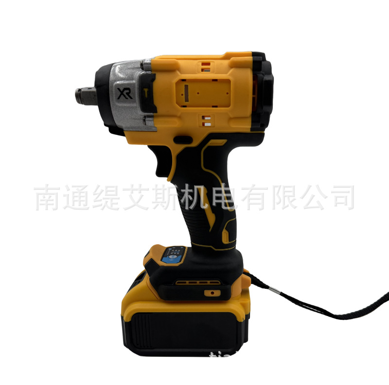 Llave de impacto de batería de litio sin escobillas especial transfronteriza, juego de llave eléctrica de alta potencia para carpintería doméstica multifuncional