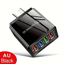 4USB多口充电器 5V2A手机充电头澳规美规欧规英规旅行多口充电器