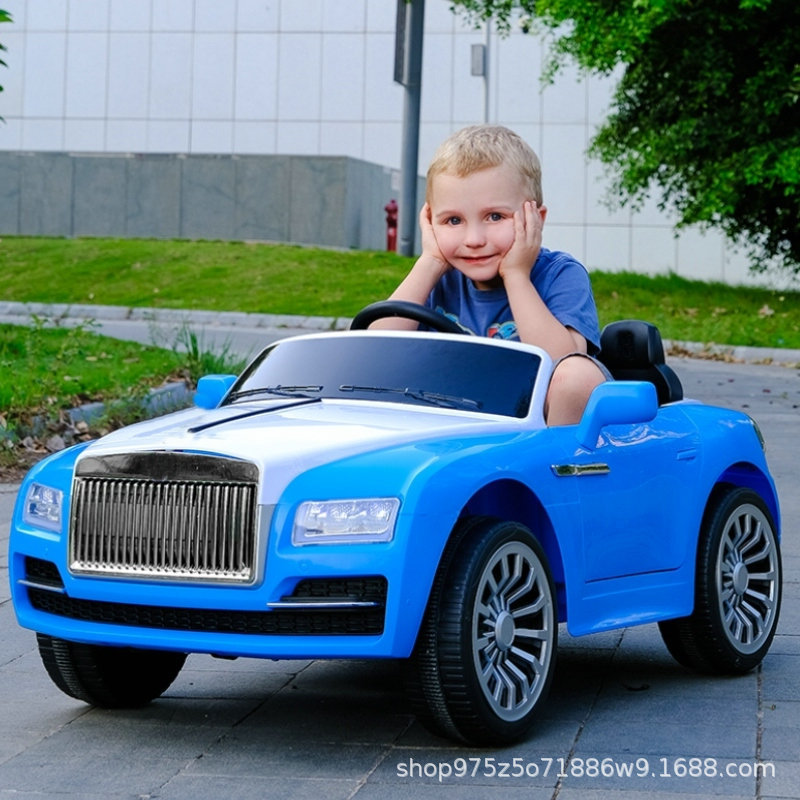Nuevo coche eléctrico para niños 1-7 años de edad modelo grande puede sentarse personas coche de juguete para niños macho y hembra bebé puede auto-conducir control remoto