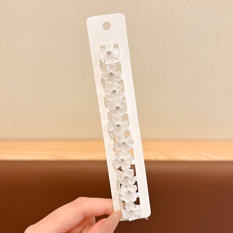 2# trébol de cuatro hojas blanco 10 piezas de aproximadamente 1,5 cm