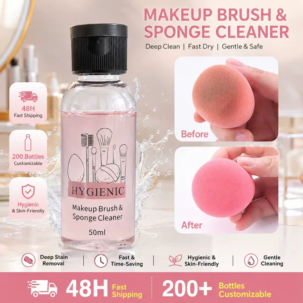 Powder puff cleaning liquid makeup brush beauty makeup egg decontamination cleaning water beauty makeup air cushion sponge egg tool cleaner