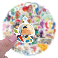 50~100 pieces of Game Pikmin cartoon sticker, car luggage cup sticker, wholesale